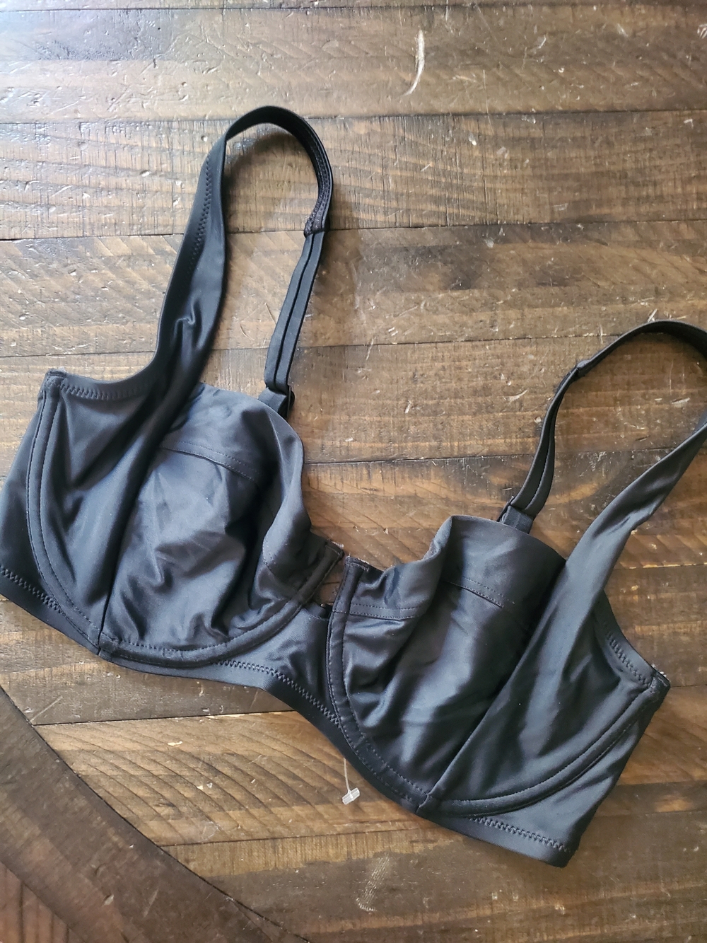 aerie Black Underwire Bikini Top